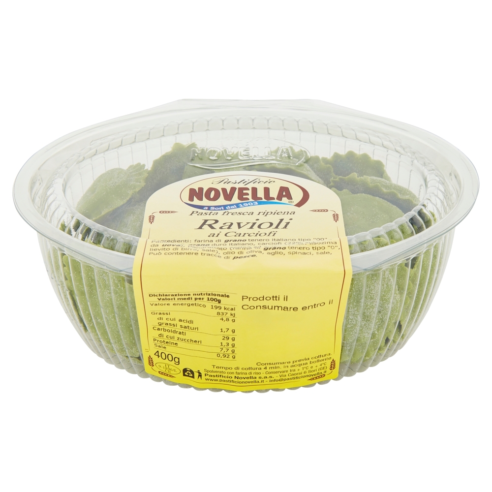 Ravioli ai Carciofi, 400 g